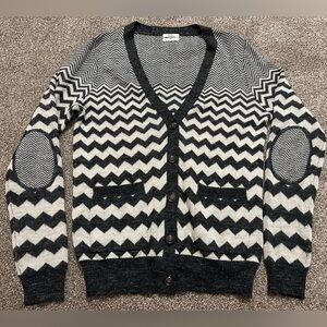 Wallace Medium Chevron Patterned Cardigan